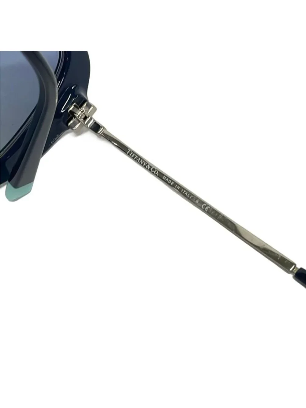 Tiffany & Co Sunglasses Dark Navy Silver Light Blue Eyewear